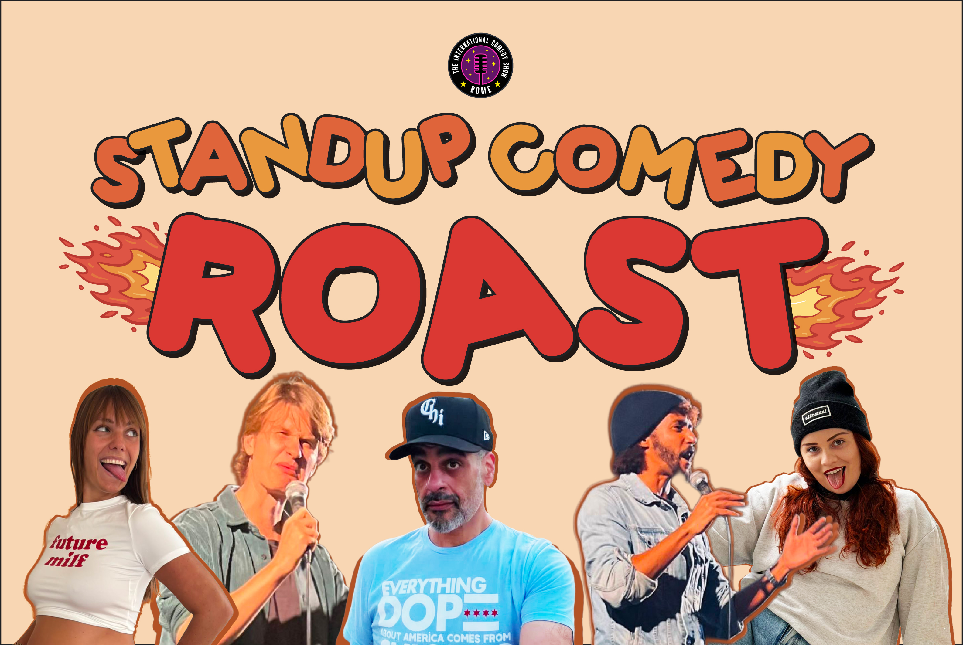 Foto di flyer Standup comedy roast