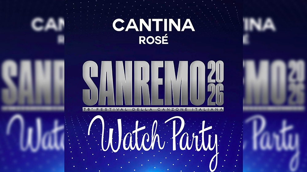 Flyer di Sanremo 2026 Watch Party