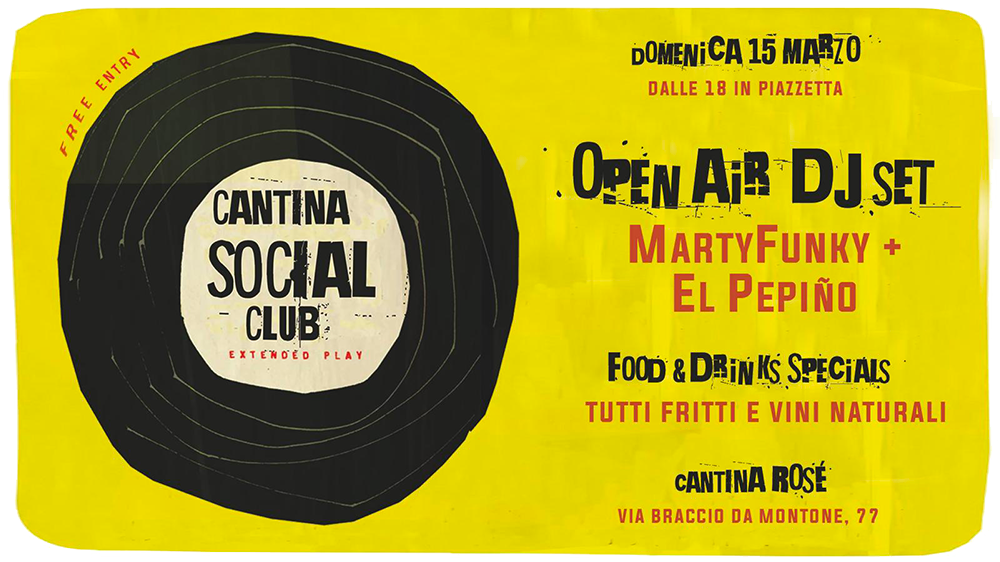 Foto di flyer CANTINA SOCIAL CLUB